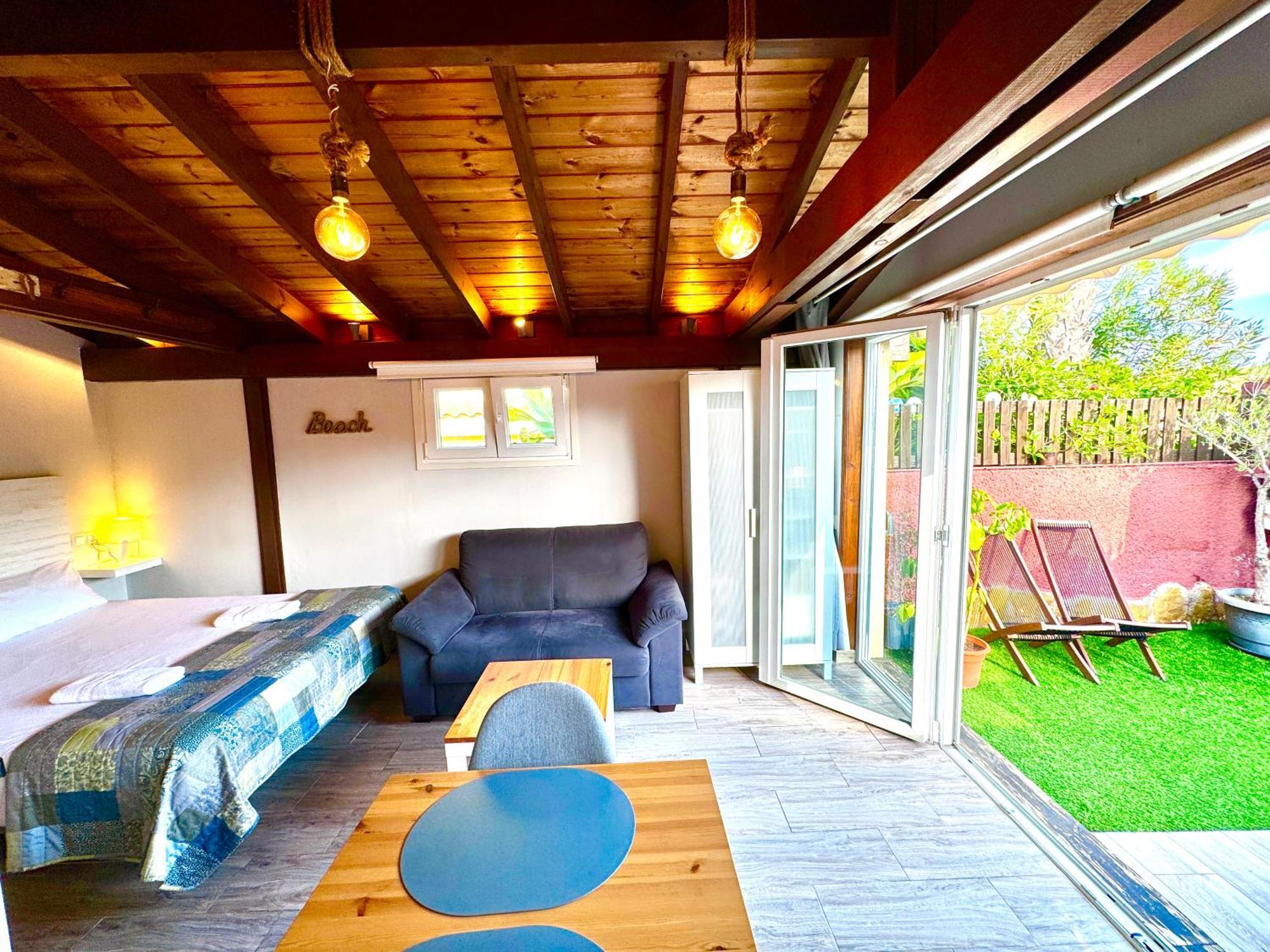Puerto Marino 3 Casita-Estudio Con Jardin En La Playa מראה חיצוני תמונה